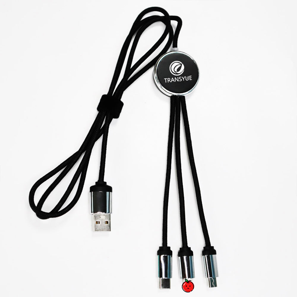 3-In-1 Light-Up Charging Cable