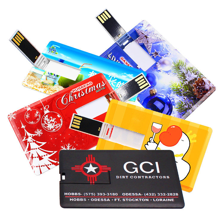 Credit Card USB Flash Drive 128MB-64GB