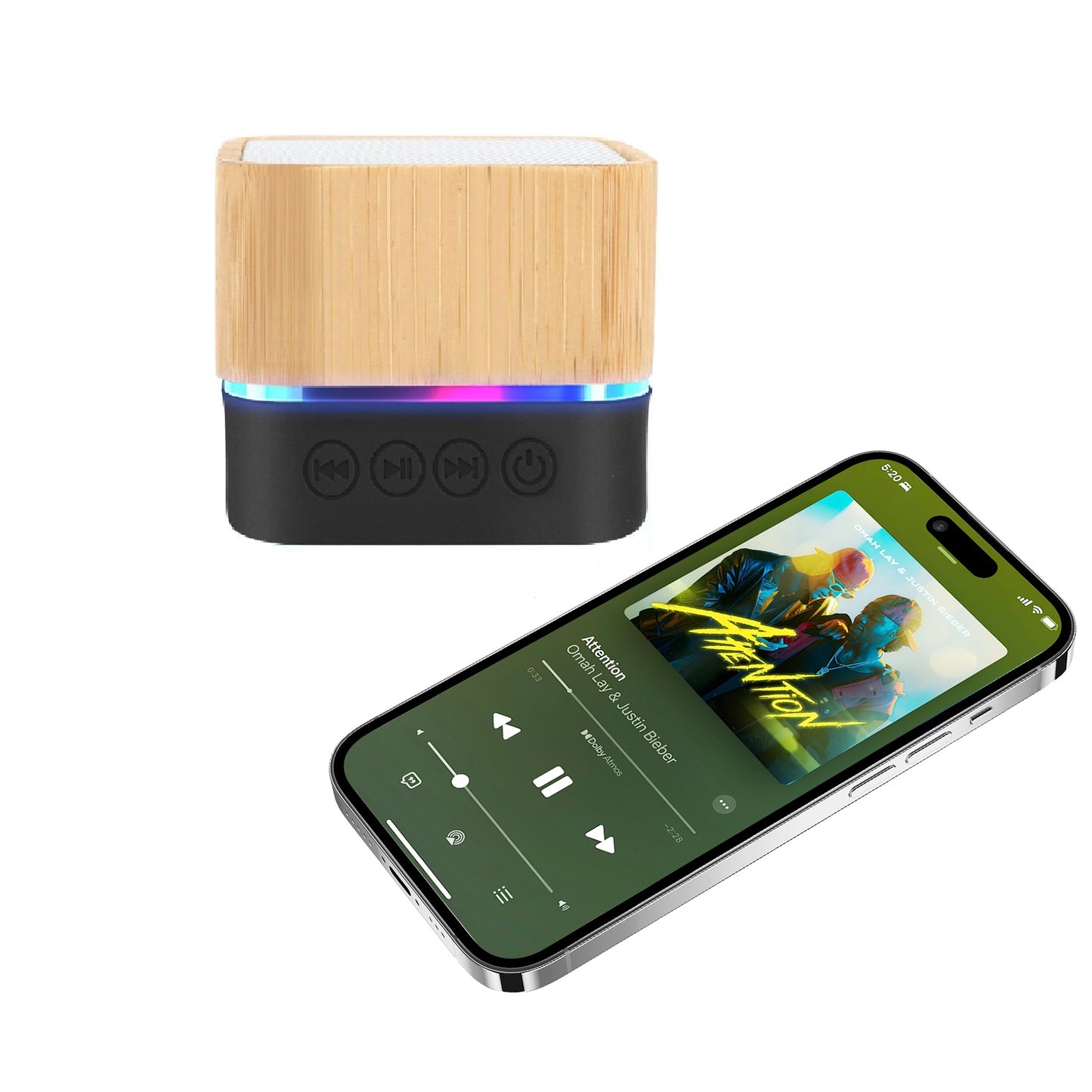 Bamboo Bluetooth Speaker