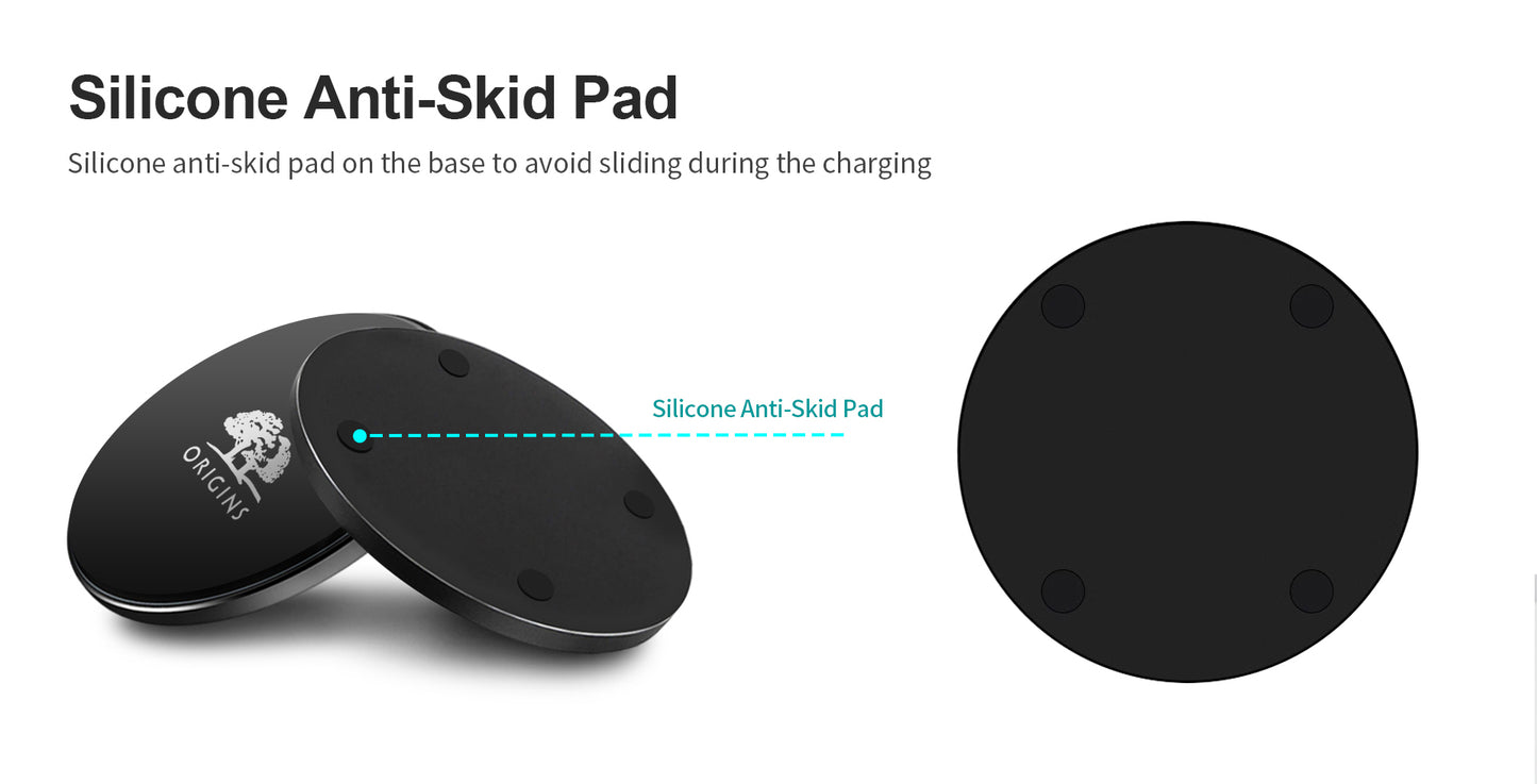 15W Wireless Charger W/T Light Up Logo