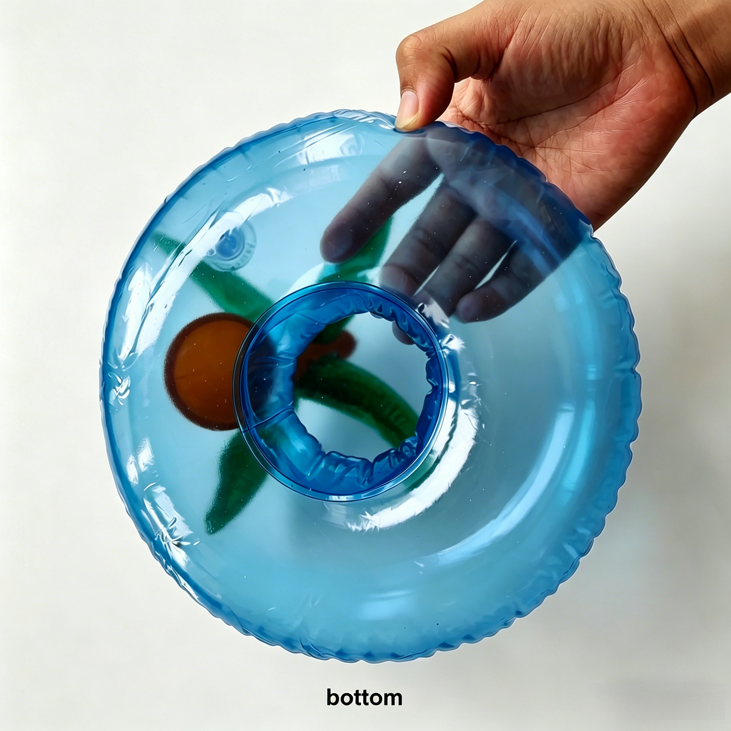 Inflatable Coconut Tree-Shaped Drink Holder
