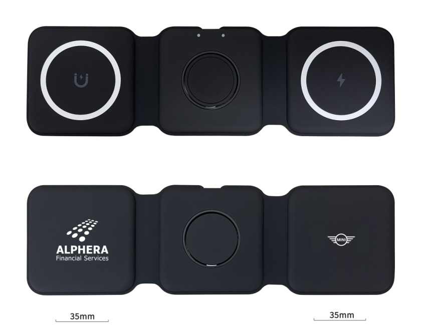 3 In 1 Foldable Magnetic 15W Wireless Charger