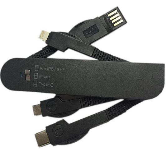 Swiss Army Knife 4-in-1 Multi Charger Cable