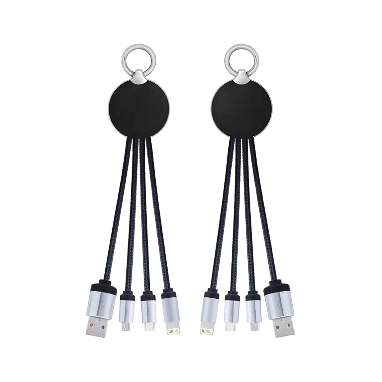 3 In 1 Charging Cable With Led Light Up Logo