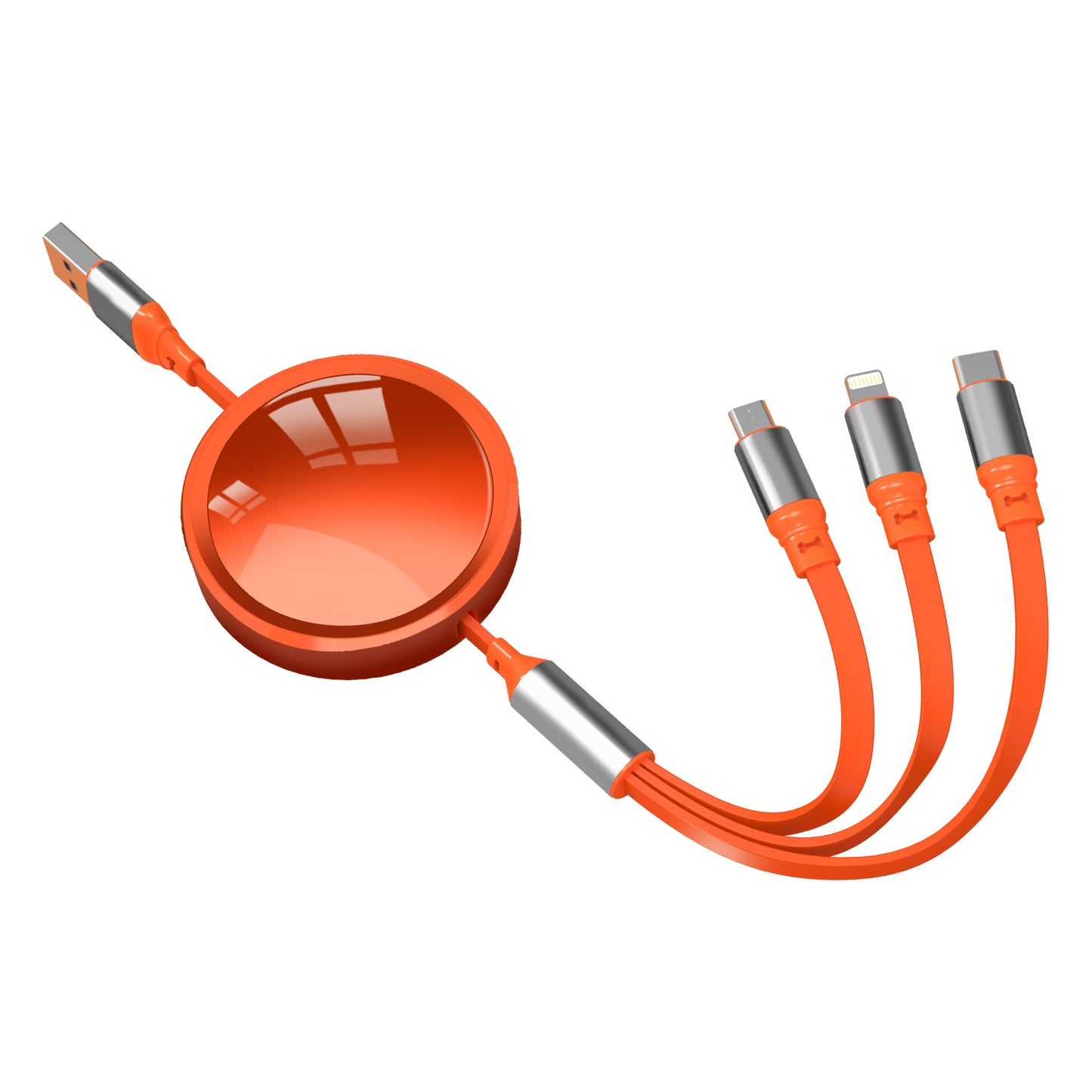 Scalable 3-in-1 100W Fast Charging Cable
