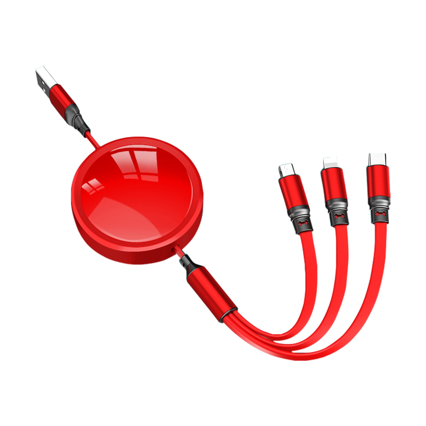 Scalable 3-in-1 100W Fast Charging Cable