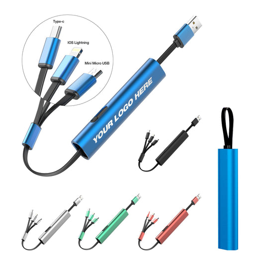 Retractable 3-in-1 Charging Cable