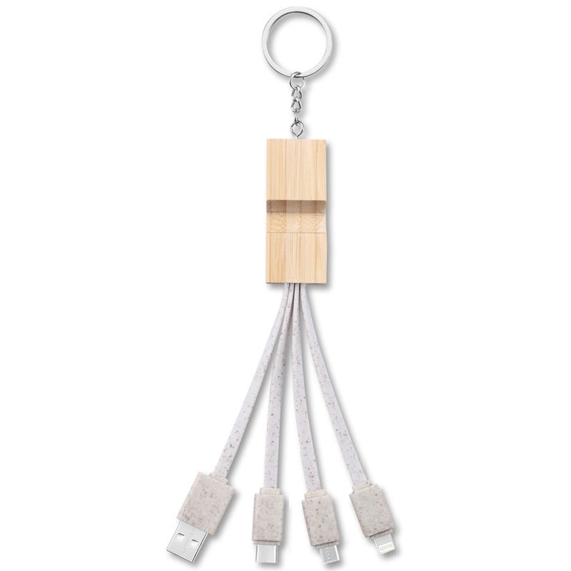Eco Friendly 3 in 1 Charging Cable With Phone Holder
