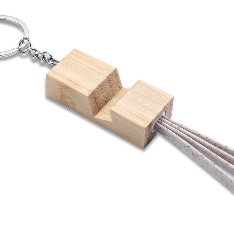 Eco Friendly 3 in 1 Charging Cable With Phone Holder