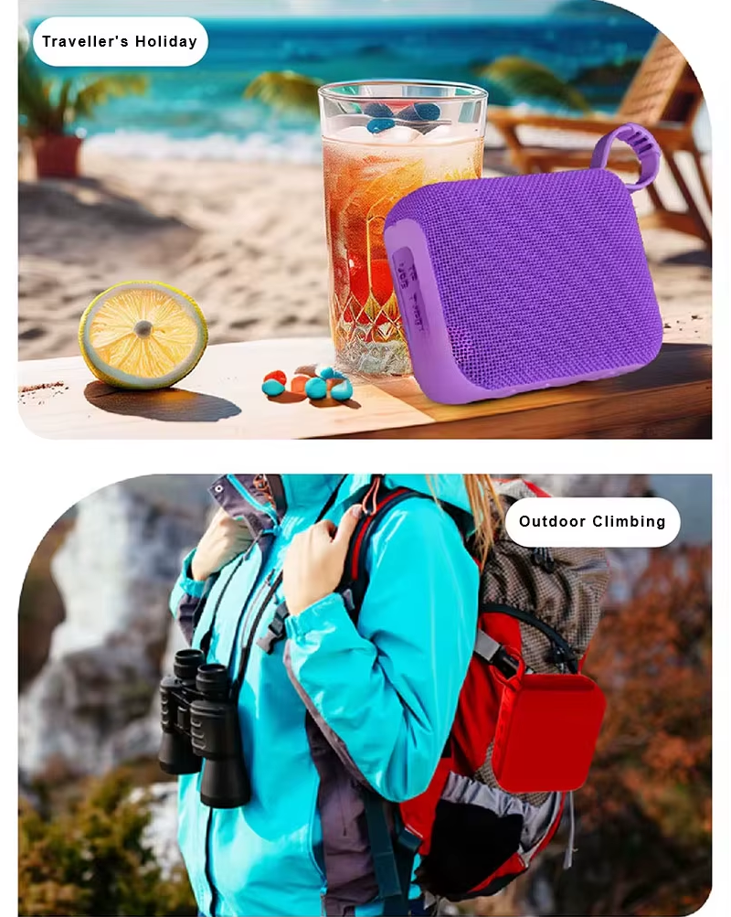 Outdoor Bluetooth Speaker with Integrated Loop