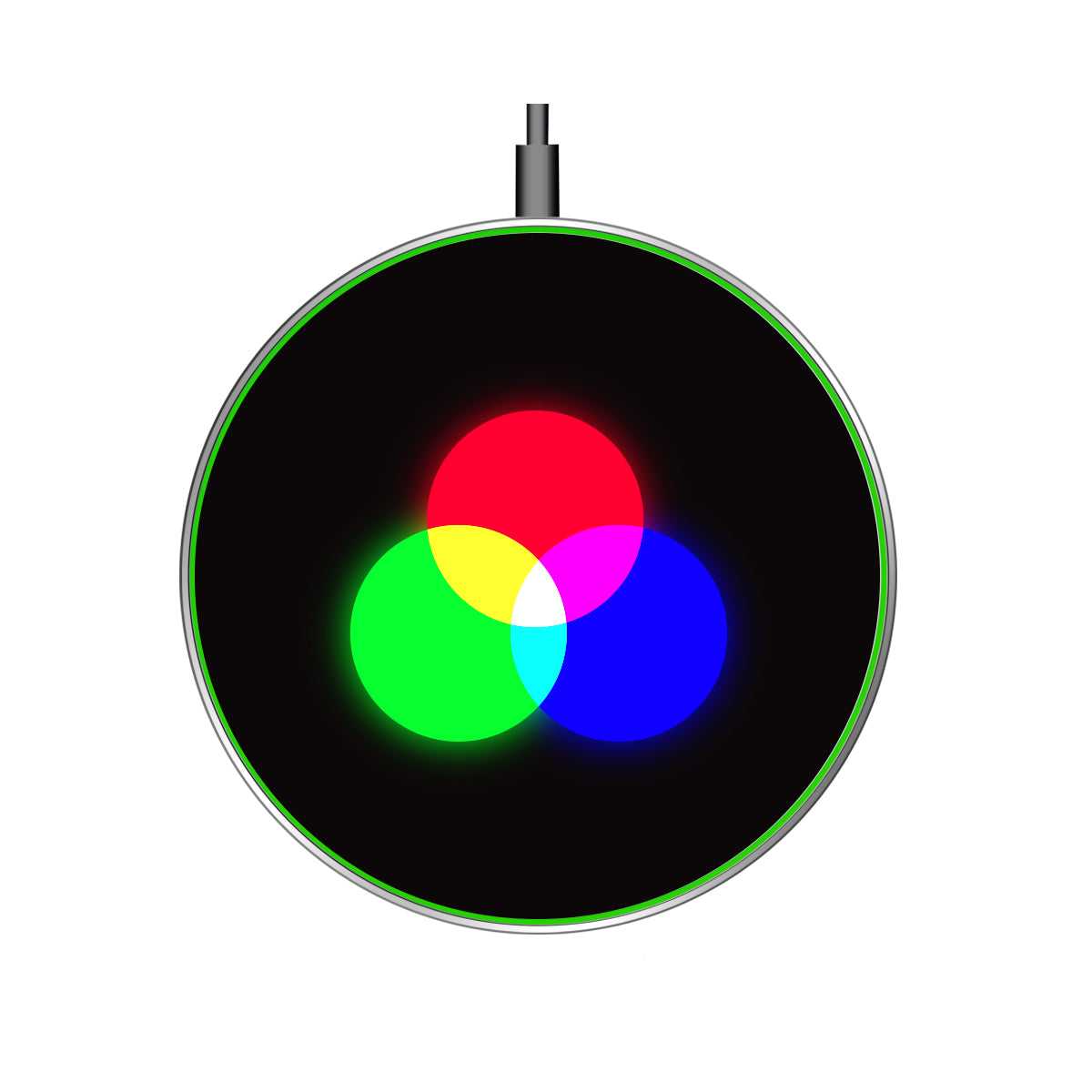 15W Wireless Charger W/T RGB Lighting Logo