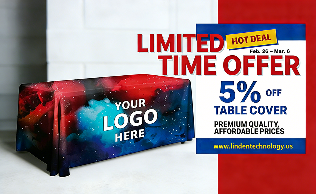 Limited Time Offer-- 5% OFF Table Cover & Free Shipping