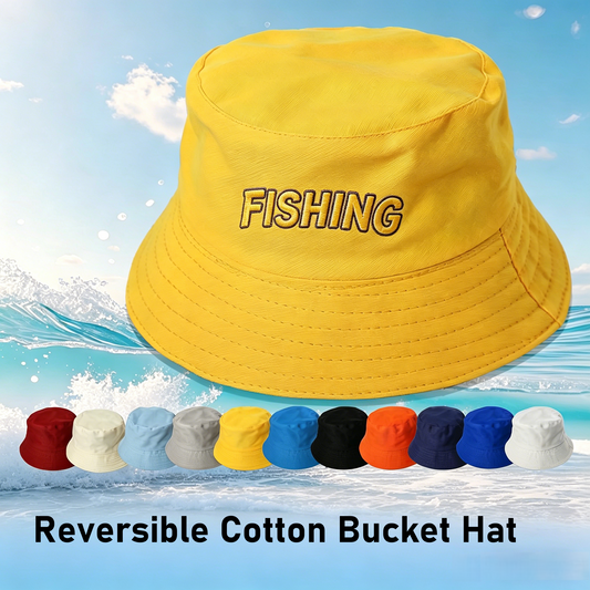 Reversible Cotton Bucket Hat