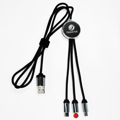 3-In-1 Light-Up Charging Cable