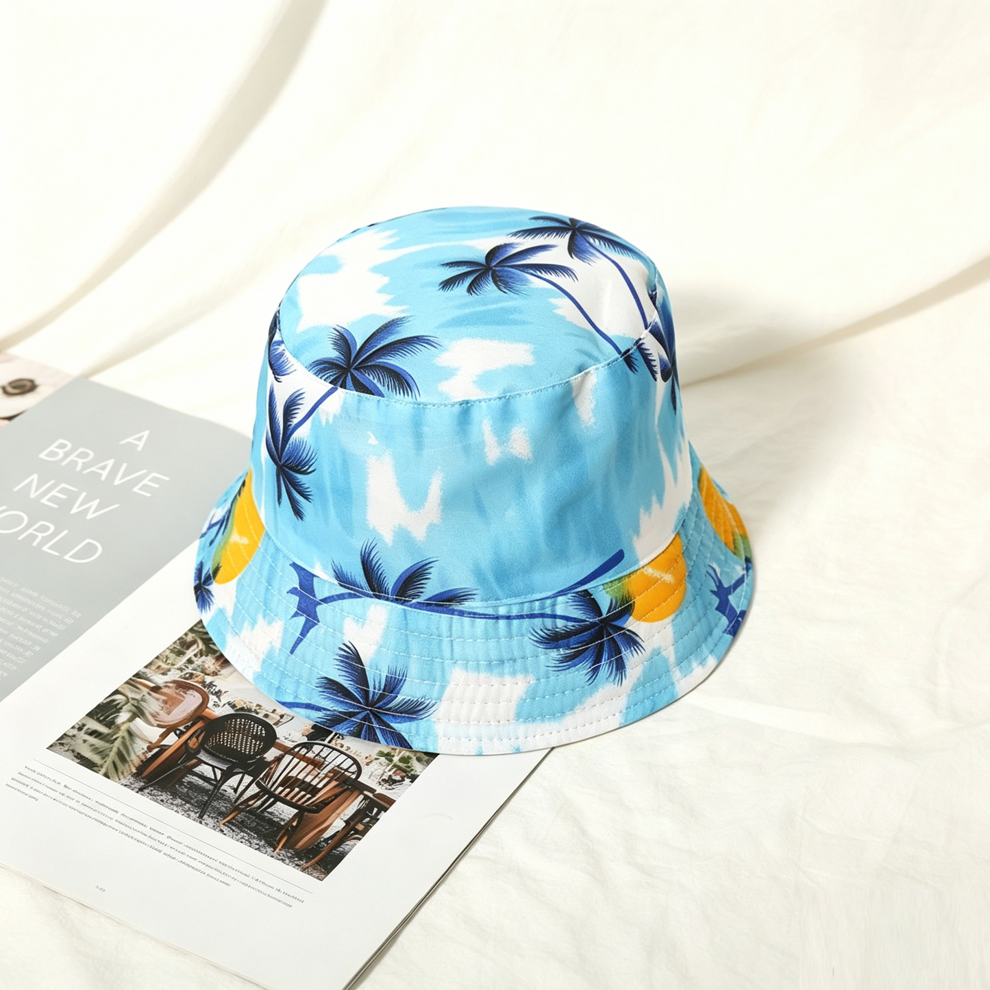 Reversible Cotton Bucket Hat