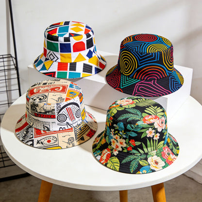 Reversible Cotton Bucket Hat