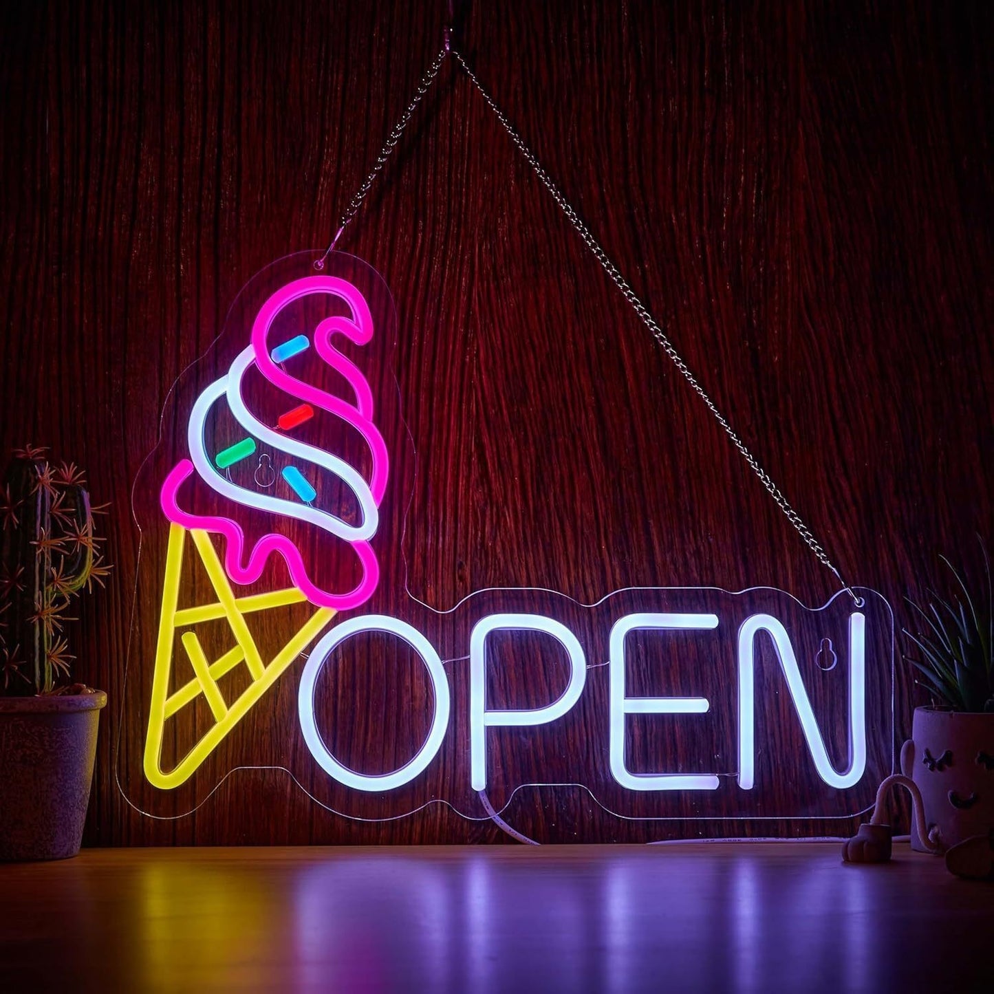 Custom Neon Sign LED Light (12" W x 12" H)