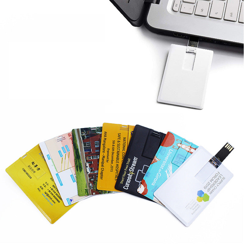 Credit Card USB Flash Drive 128MB-64GB