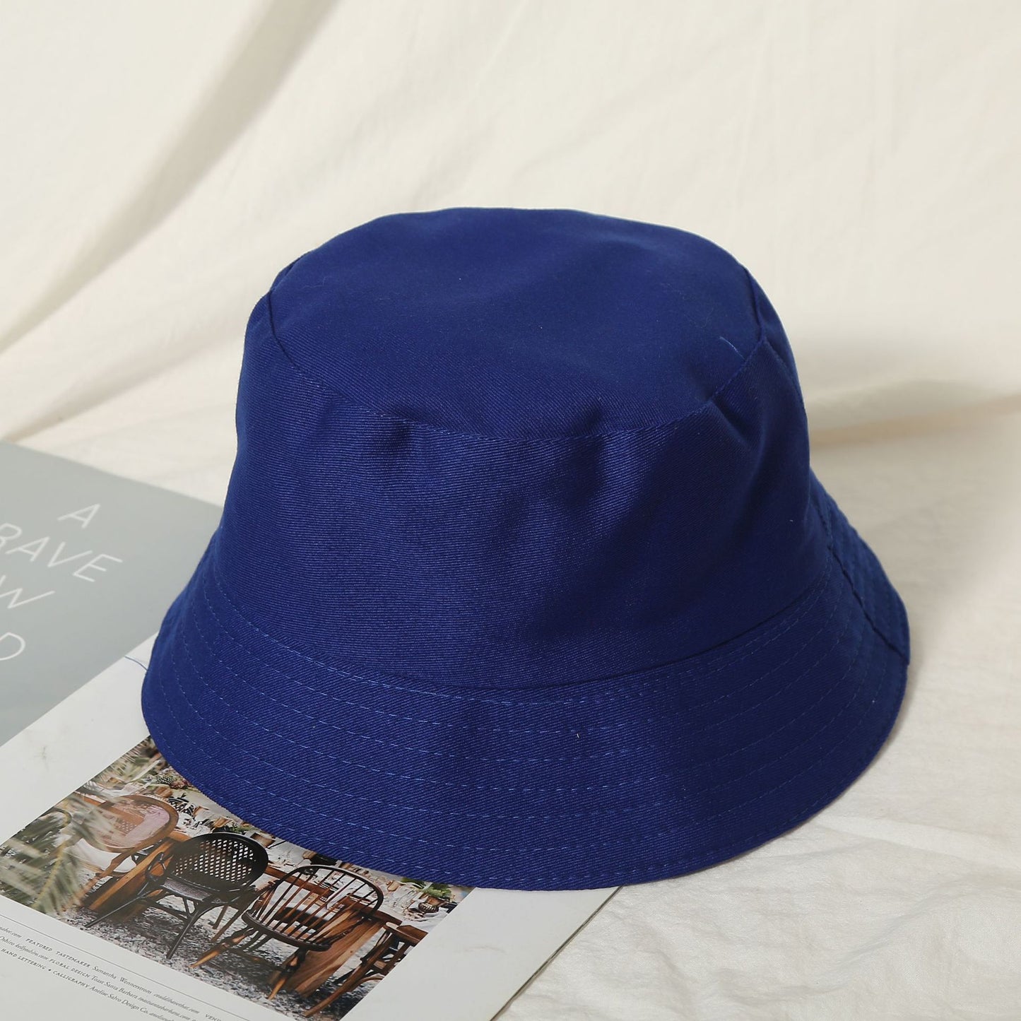 Reversible Cotton Bucket Hat