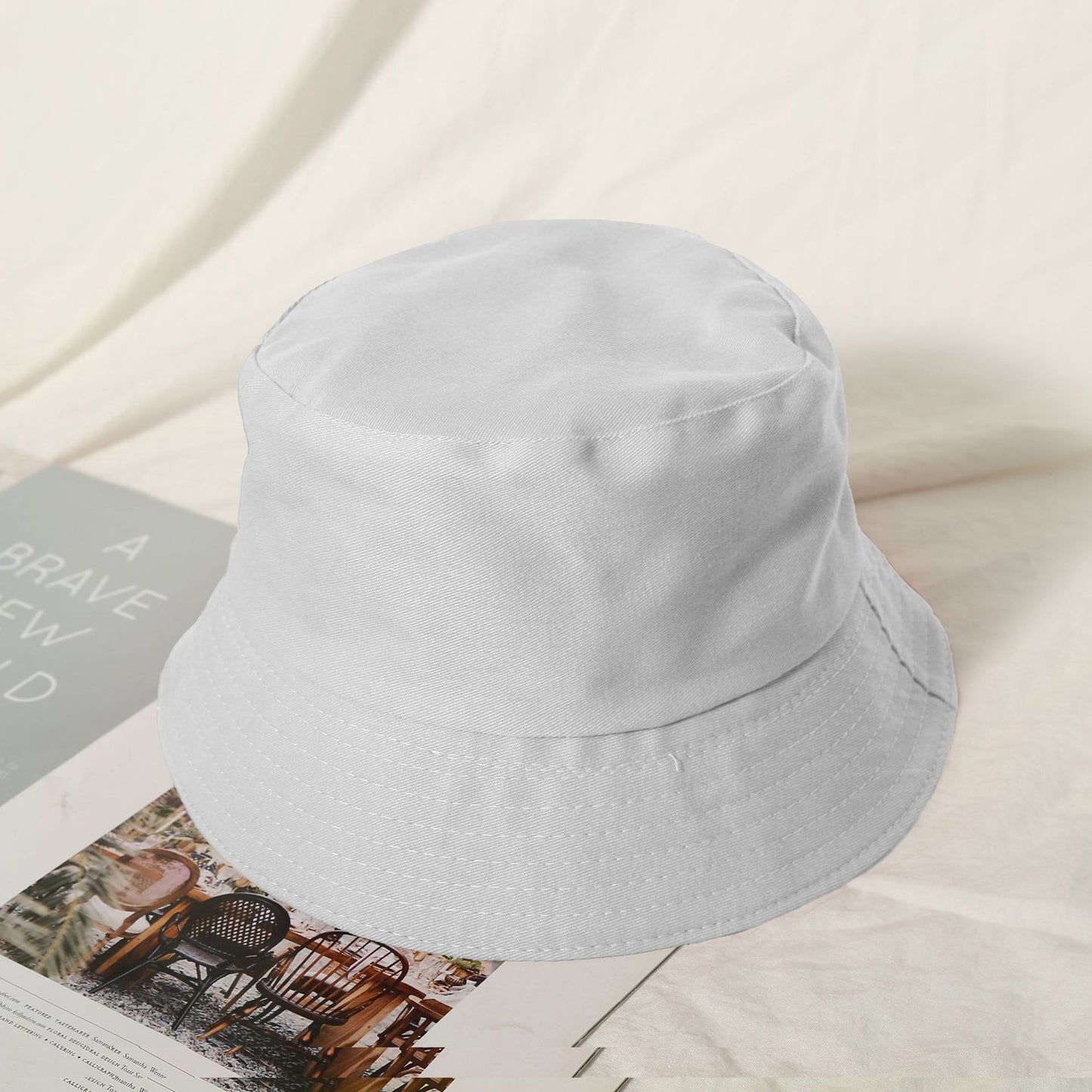 Reversible Cotton Bucket Hat