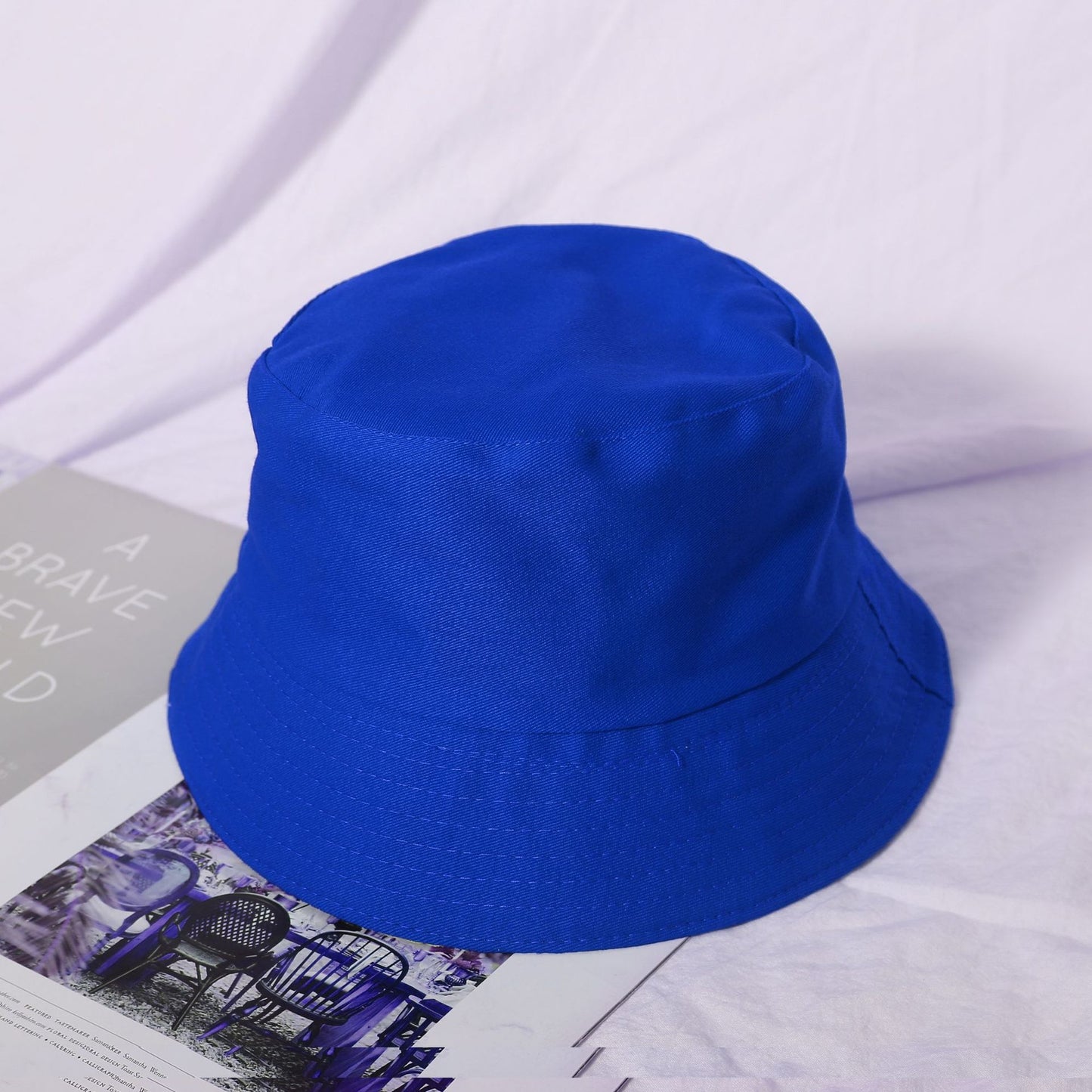 Reversible Cotton Bucket Hat