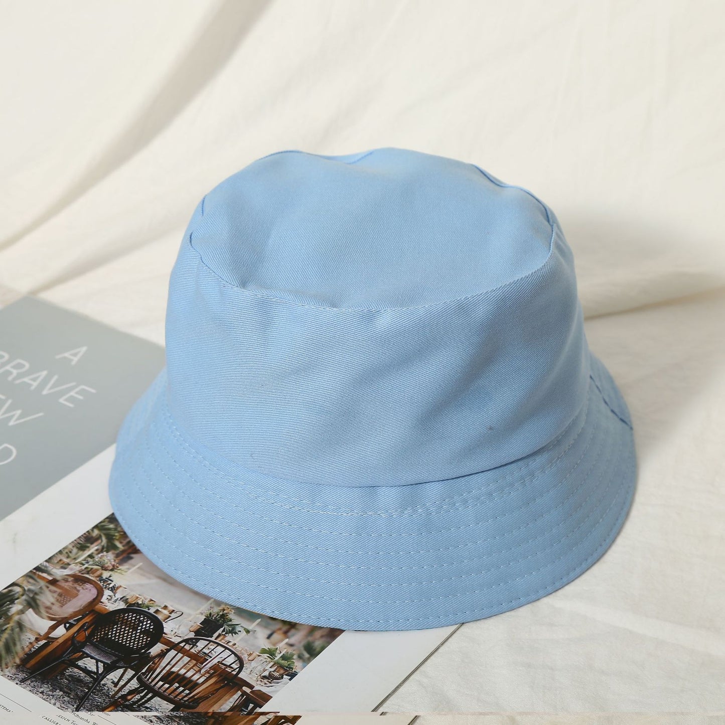 Reversible Cotton Bucket Hat