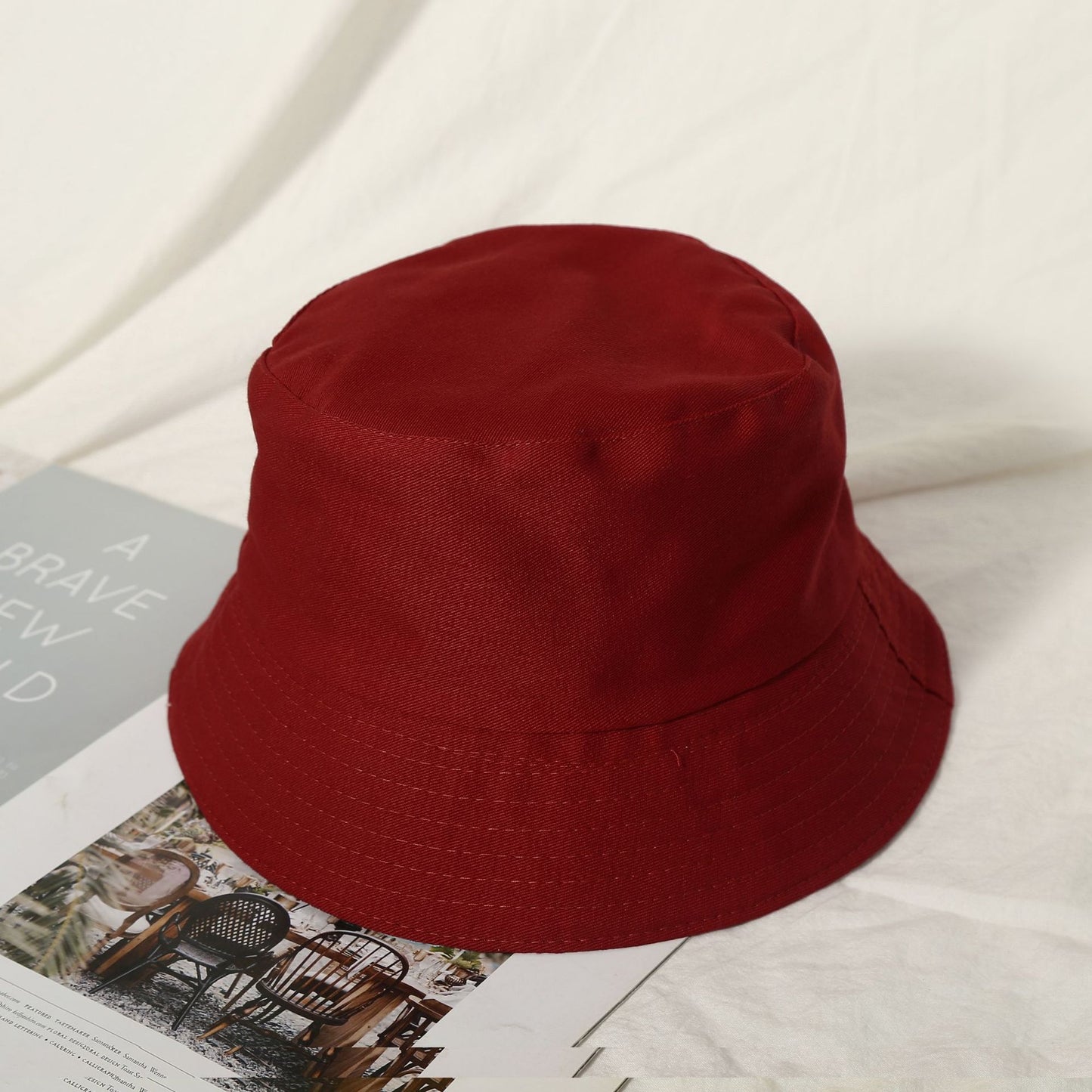 Reversible Cotton Bucket Hat