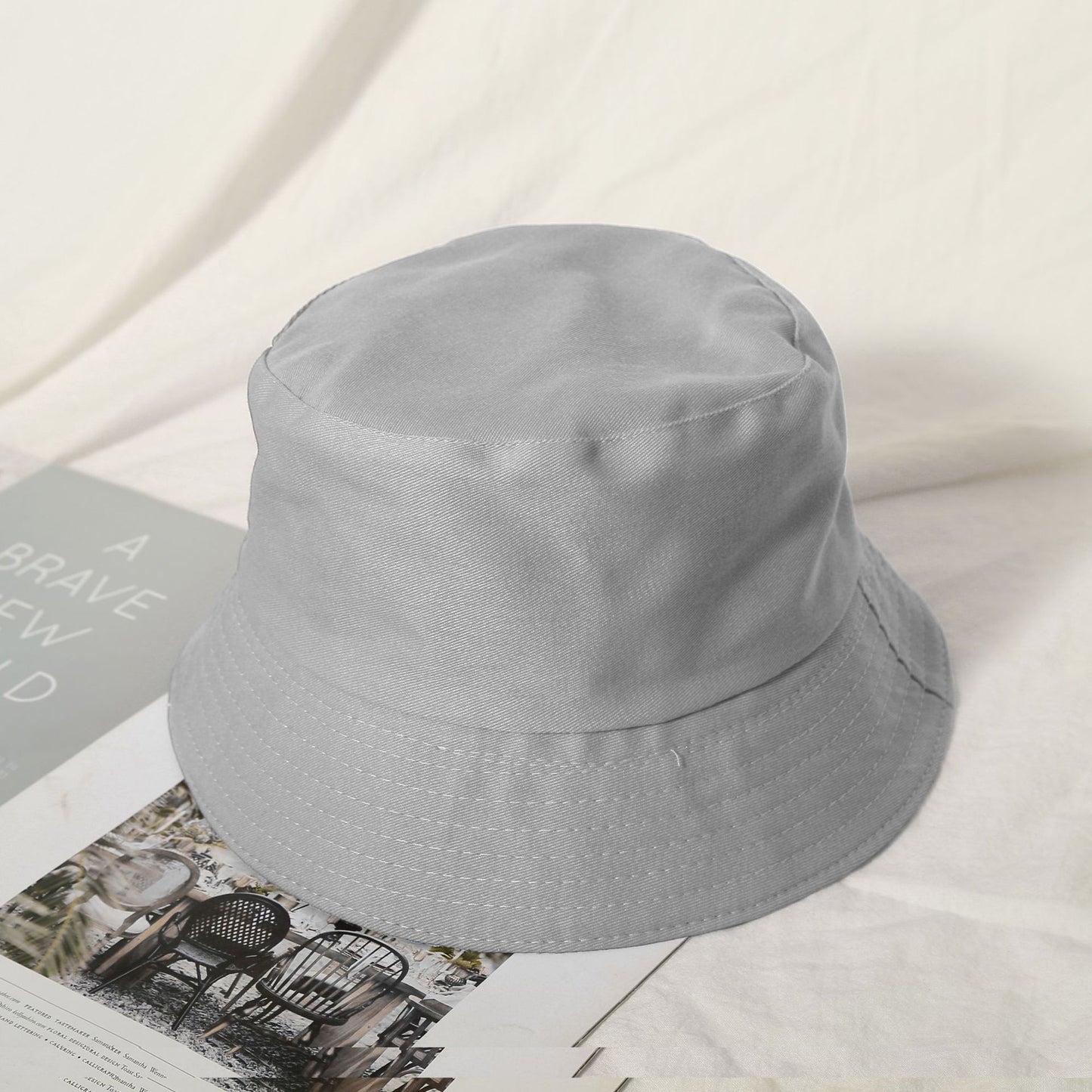 Reversible Cotton Bucket Hat