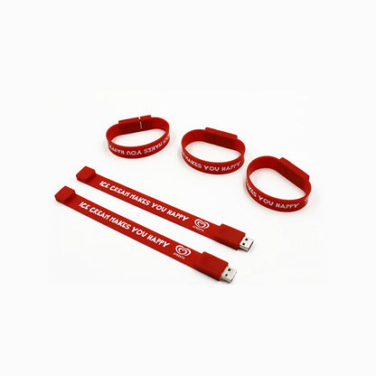 Silicone Bracelet Wristband USB Flash Drive
