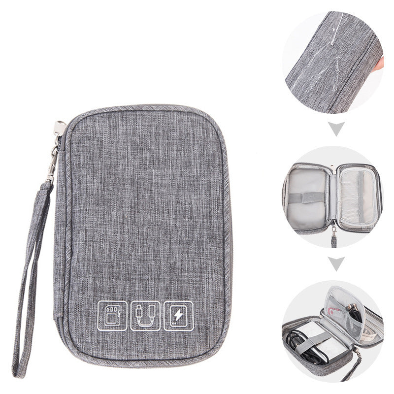 Portable Digital Accessory Organizer Travel Tech Bag