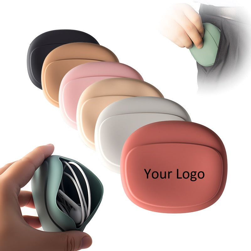 Silicone Storage Pouch for Data Cables & Earphones