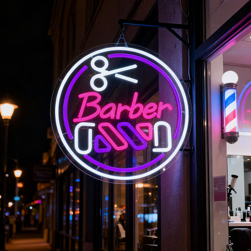 Custom Table Top Neon Sign (34" W x 17" H)