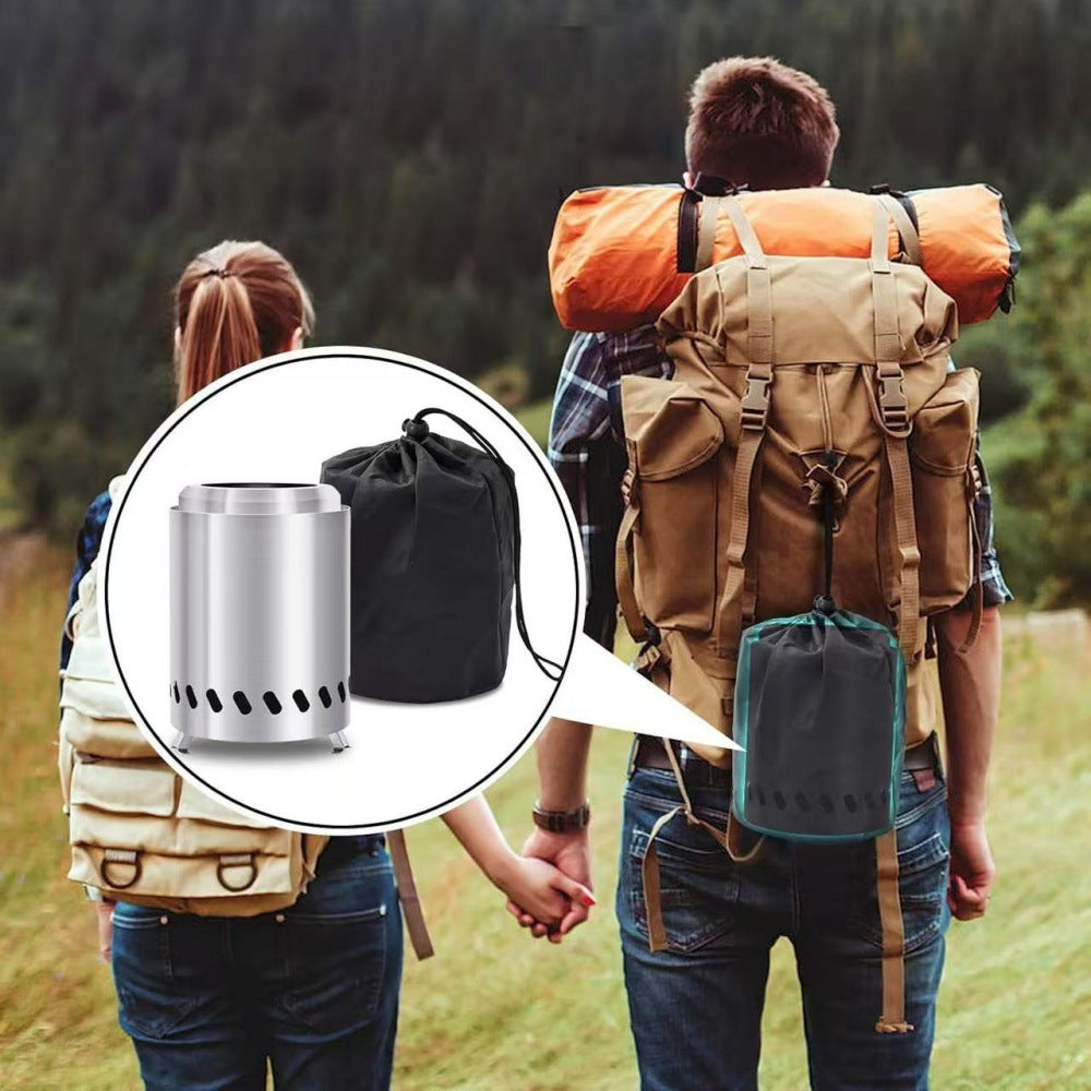 Portable Mini Wood Stove Grill