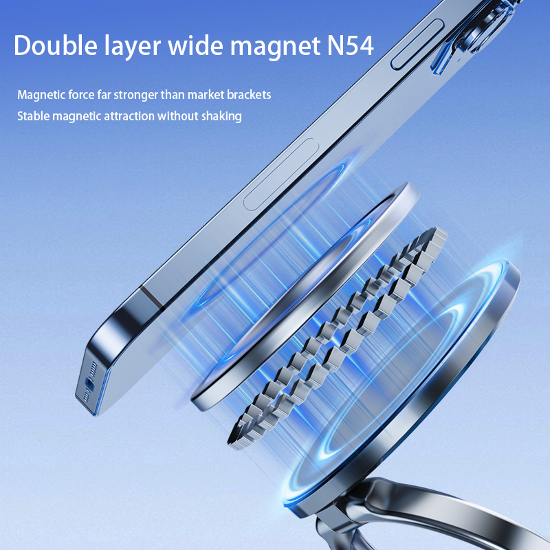 Vacuum Magnetic Foldable Phone Holder