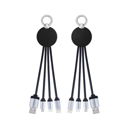 3 In 1 Charging Cable With Led Light Up Logo