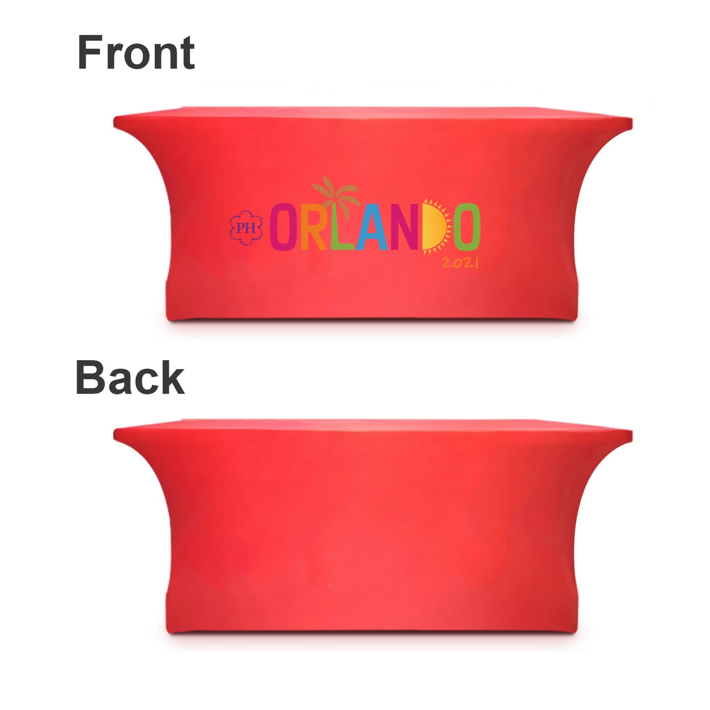 4-Sided  4ft Stretch Table Cover