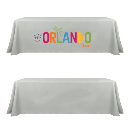 8ft Standard 4-Sided Table Throw