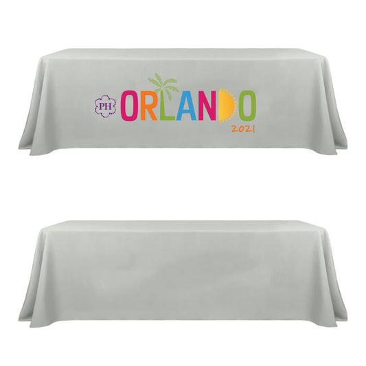 8ft Standard 4-Sided Table Throw