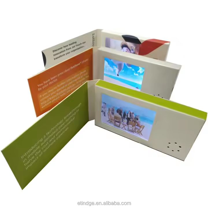 2.4" LCD Screen Video Business Card