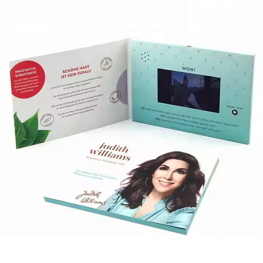 4.0" HD Screen A5 Video Brochure