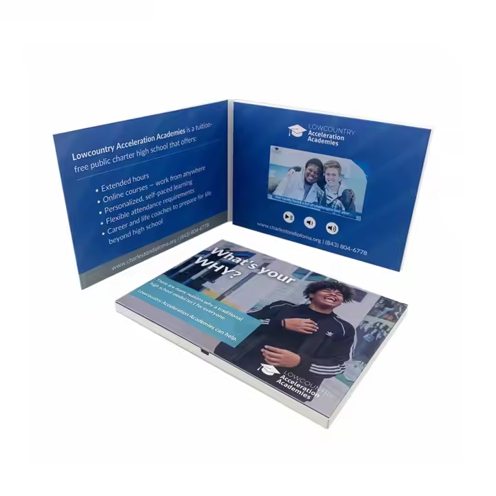 5.0" HD Screen A5 Video Brochure