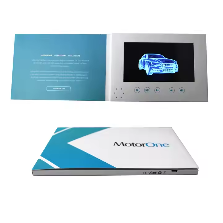 5.0" HD Screen A5 Video Brochure