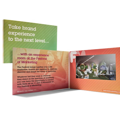 10.1" Screen A4 Video Brochure