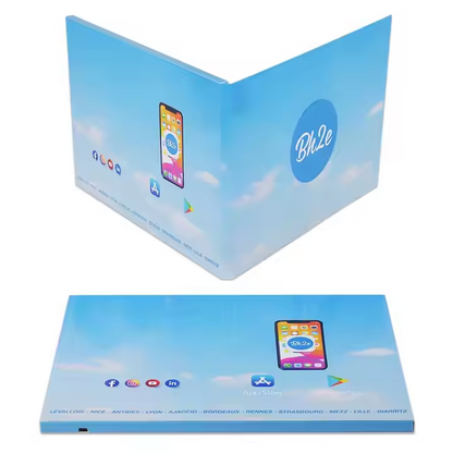 10.1" Screen A4 Video Brochure