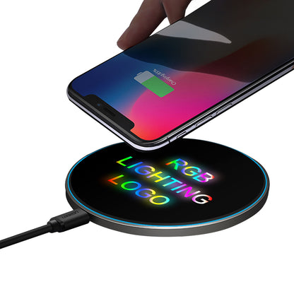 15W Wireless Charger W/T RGB Lighting Logo