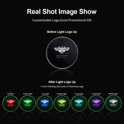 15W Wireless Charger W/T RGB Lighting Logo