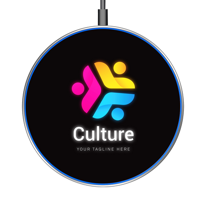 15W Wireless Charger W/T Colorful Lighting Logo